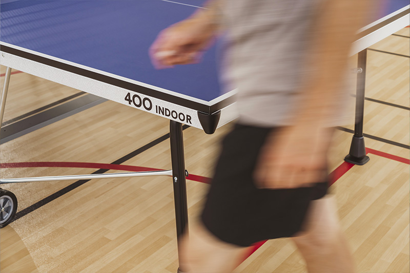 Sturdy frame of the Cornilleau 400 Indoor table