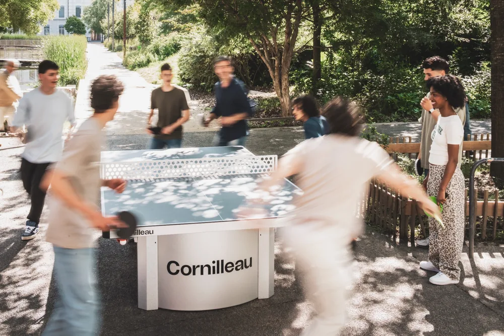 Permanent outdoor table tennis packs for schools and campuses